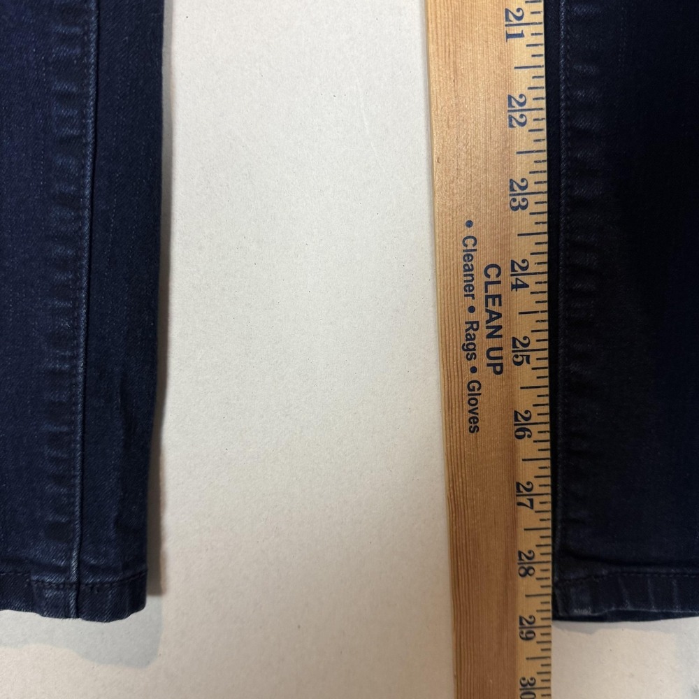Banana Republic Jeans Womens 14 Blue Skinny Mid Rise Stretch Dark Wash Denim - Picture 15 of 16